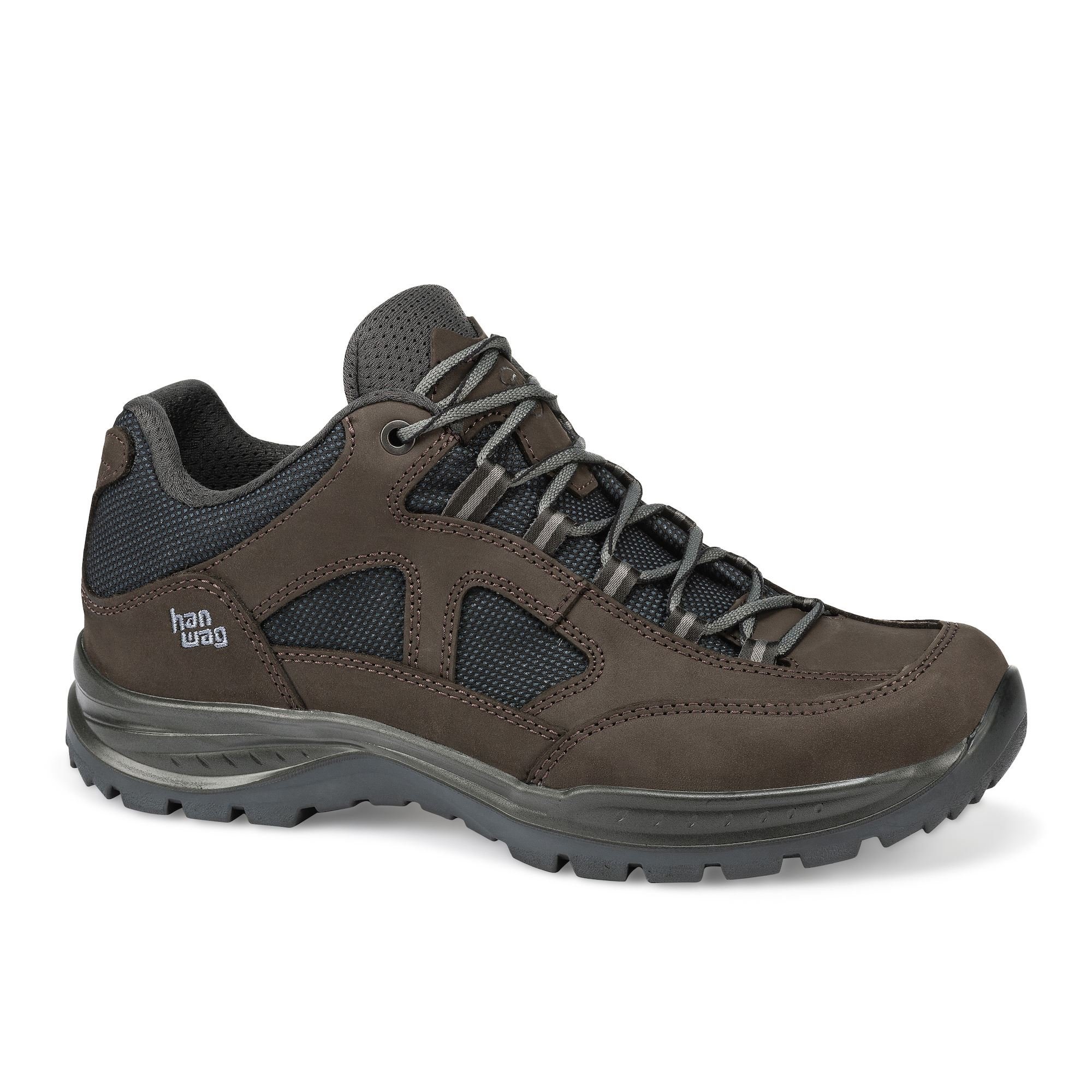 Hanwag Men's Gritstone II LL Hiking Shoes Brown/Deep Grey JUFMZ5943